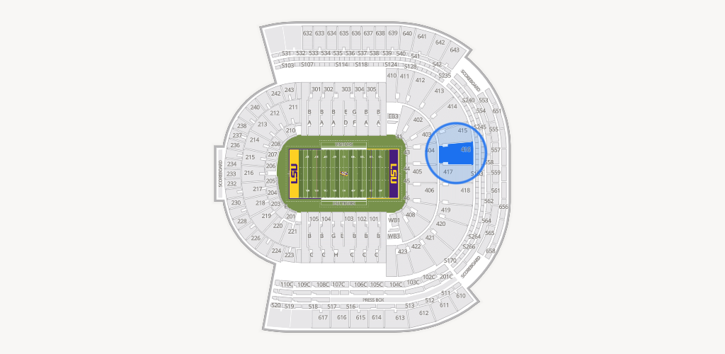 Tiger Stadium Seating Chart