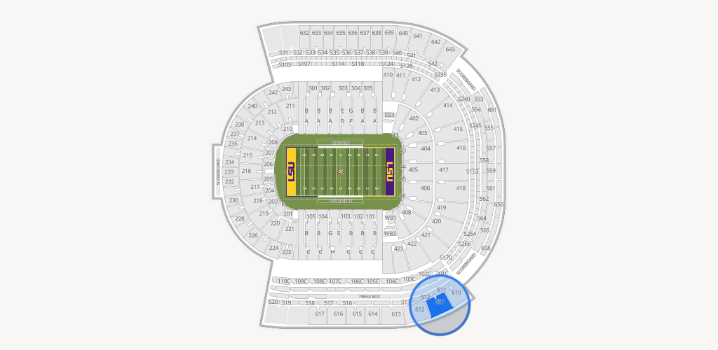 Tiger Stadium Seating Chart