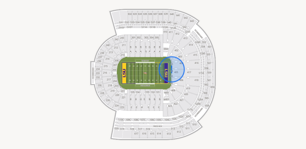 Tiger Stadium Seating Chart