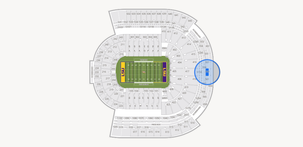 Tiger Stadium Seating Chart