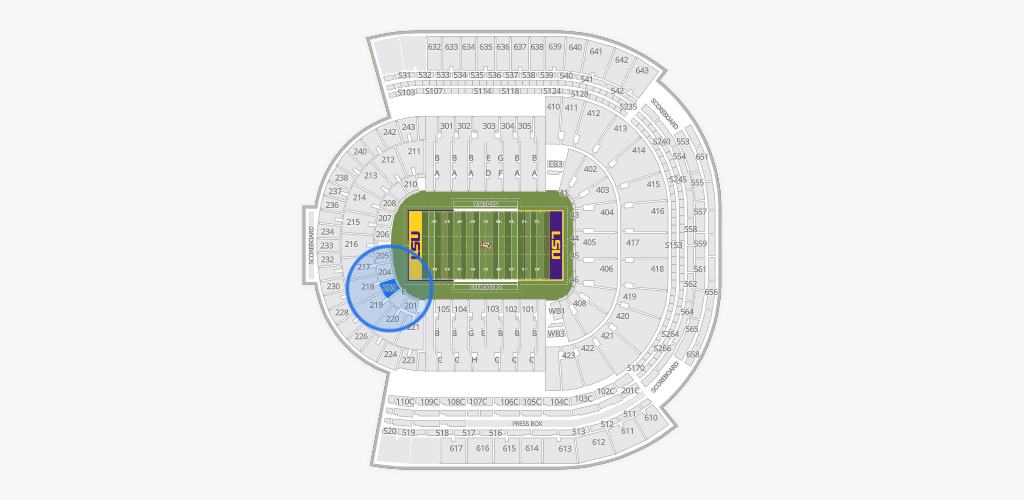 Tiger Stadium Seating Chart