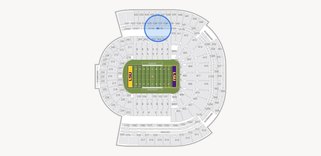 Tiger Stadium Seating Chart
