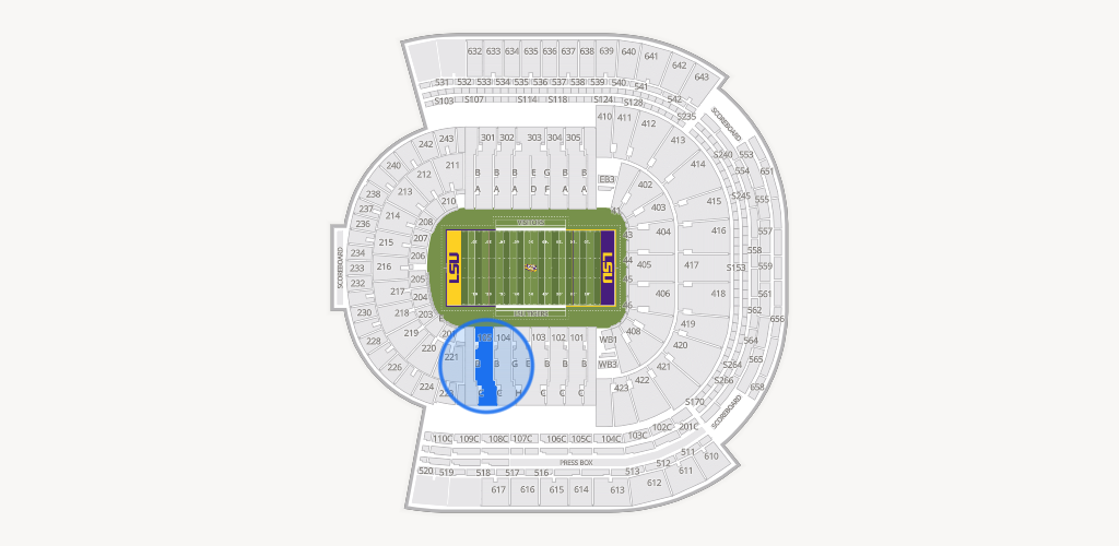 Tiger Stadium Seating Chart