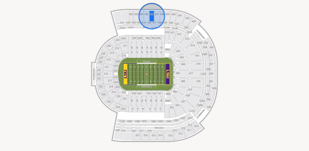 Tiger Stadium Seating Chart