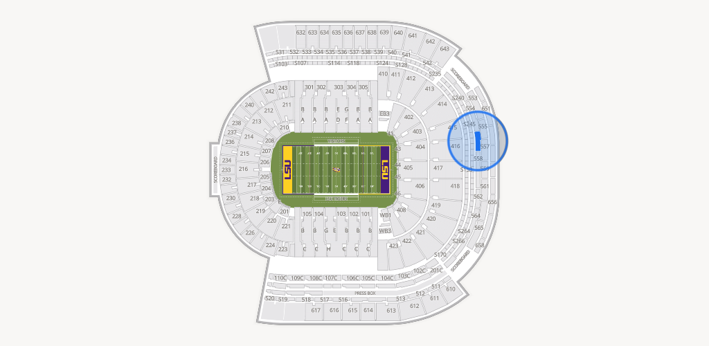 Tiger Stadium Seating Chart