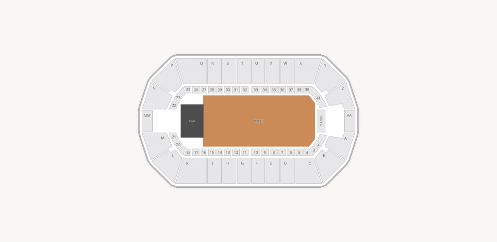Tingley Coliseum - New Mexico State Fair Seating Chart