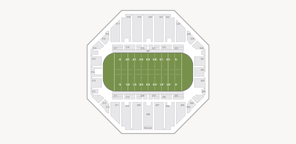 Tony's Pizza Events Center Seating Chart