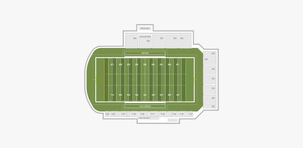 Torero Stadium Seating Chart