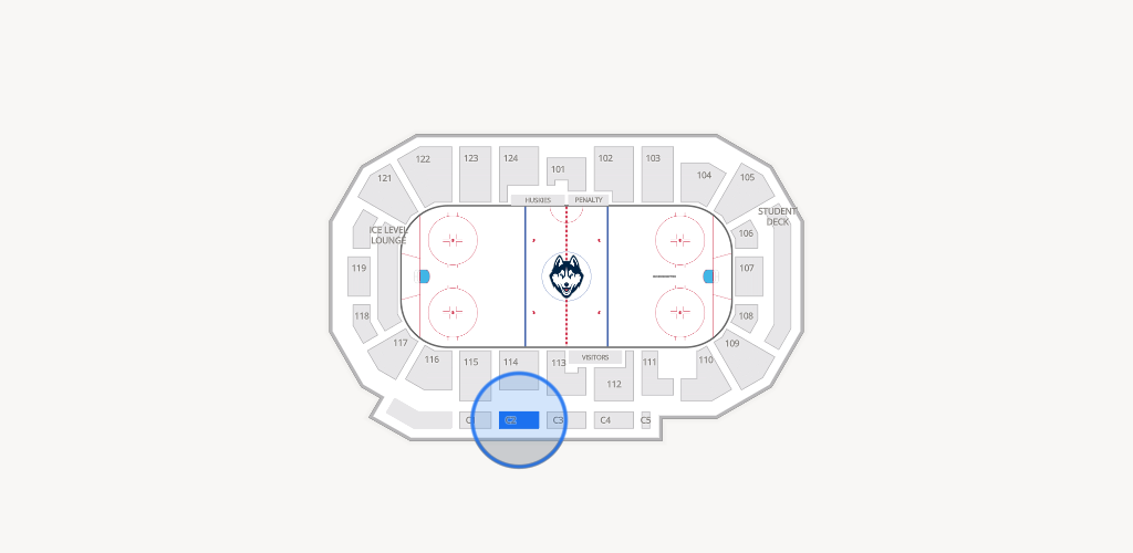 Toscano Family Ice Forum Seating Chart