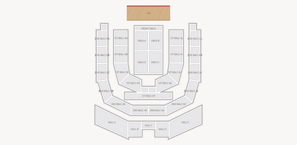 Township Auditorium Seating Chart