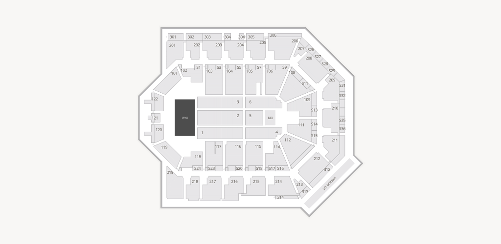 Toyota Arena - Ontario Seating Chart