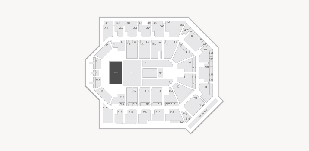 Toyota Arena - Ontario Seating Chart