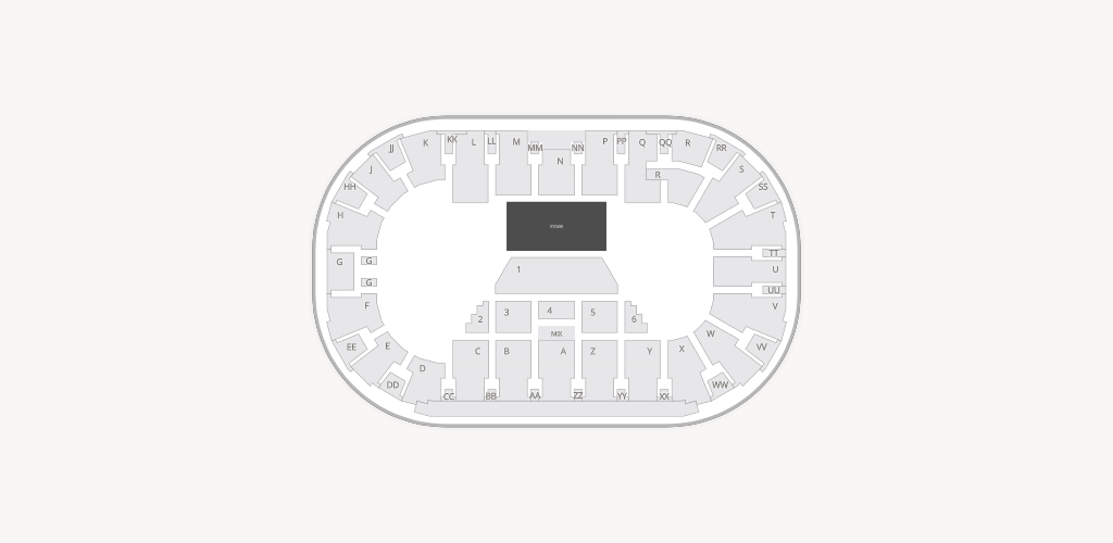 Toyota Center - WA Seating Chart