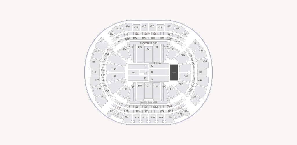 Toyota Center Seating Chart