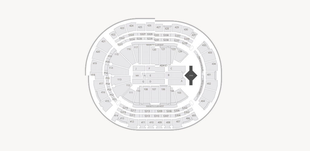 Toyota Center Seating Chart