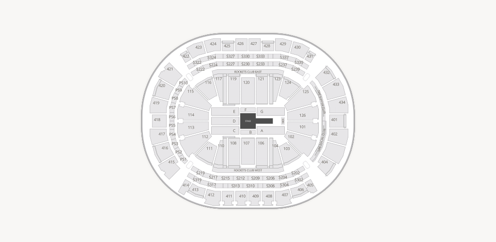 Toyota Center Seating Chart