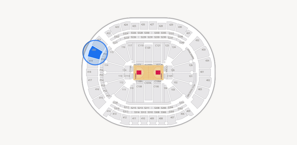 Toyota Center Seating Chart