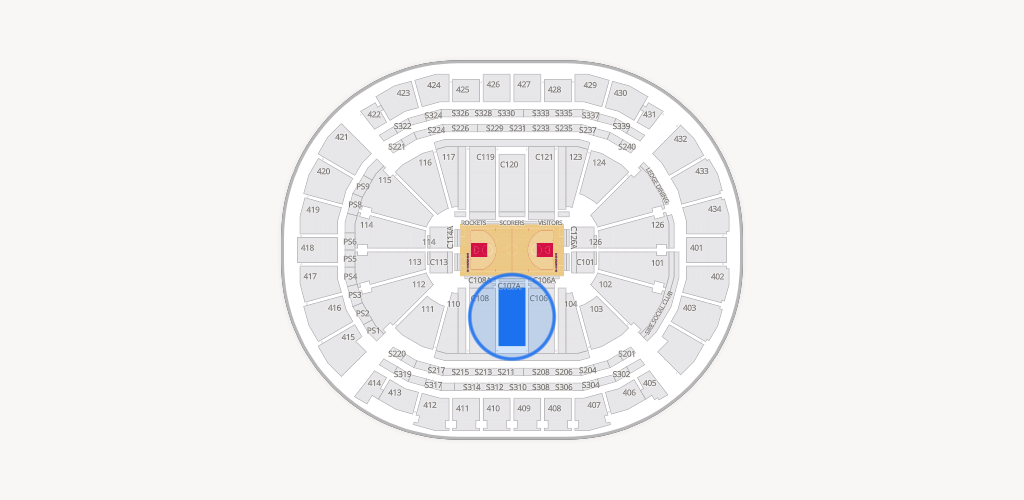 Toyota Center Seating Chart