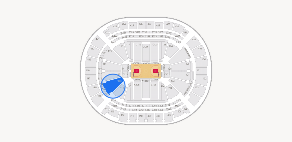 Toyota Center Seating Chart