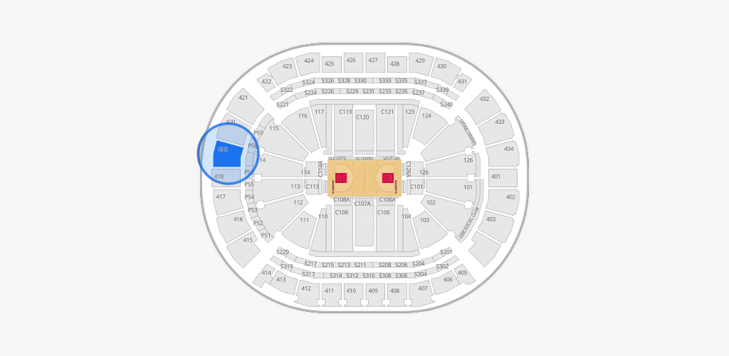Toyota Center Seating Chart