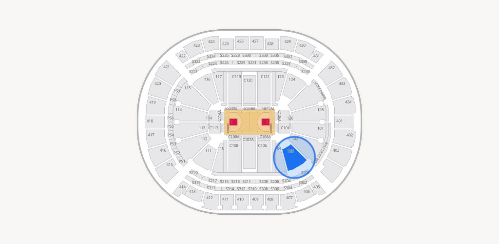 Toyota Center Seating Chart