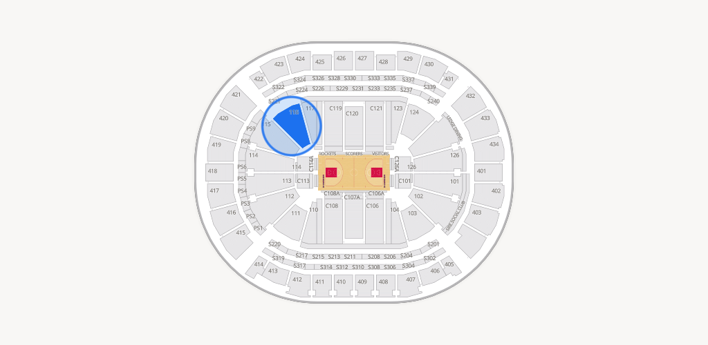 Toyota Center Seating Chart