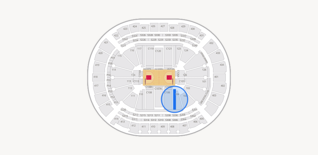 Toyota Center Seating Chart