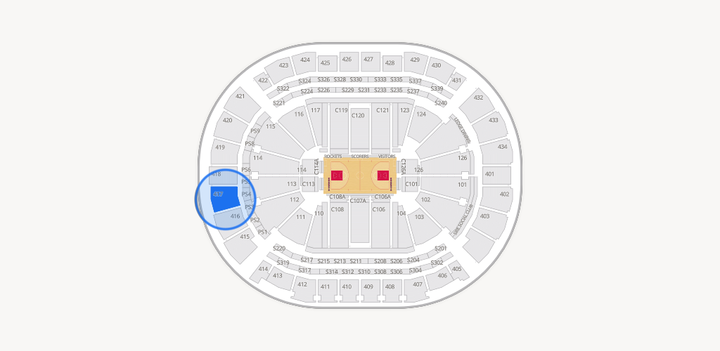 Toyota Center Seating Chart