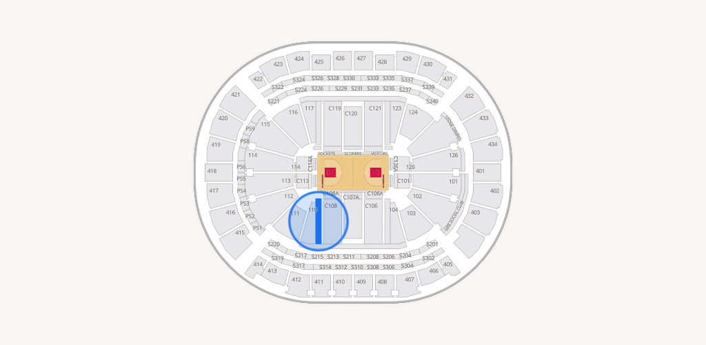 Toyota Center Seating Chart