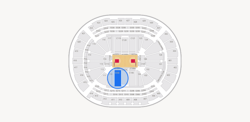 Toyota Center Seating Chart