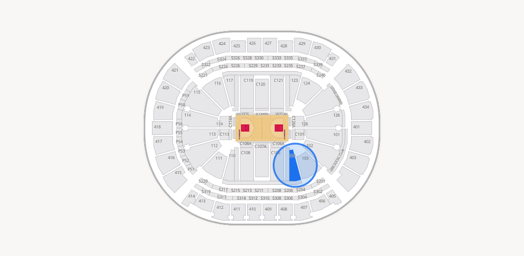 Toyota Center Seating Chart