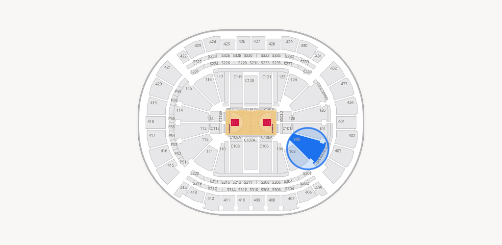 Toyota Center Seating Chart