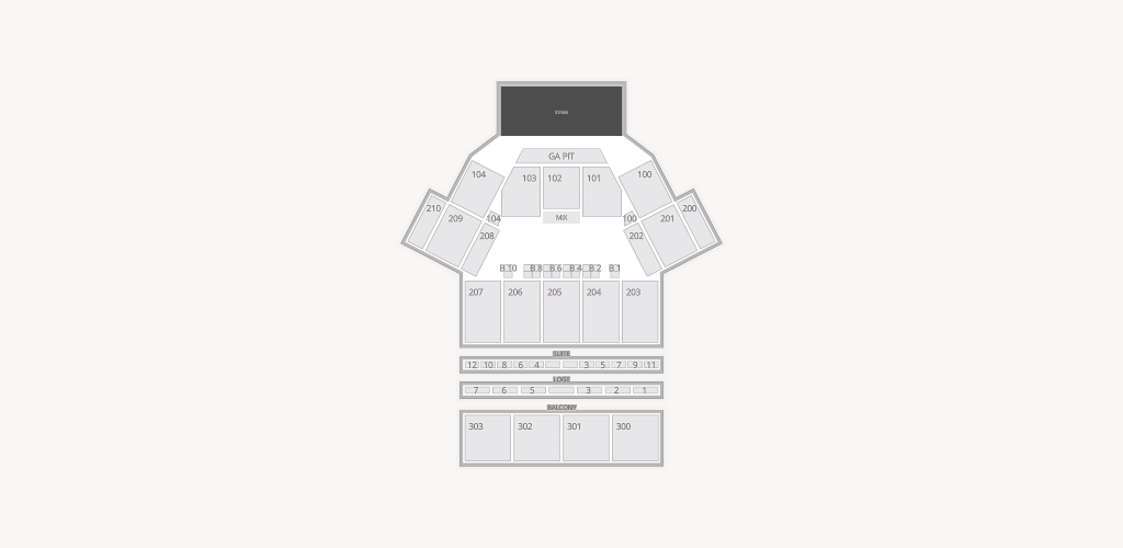 Toyota Oakdale Theatre Seating Chart