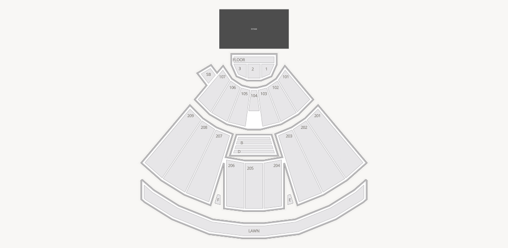 Toyota Pavilion at Concord Seating Chart