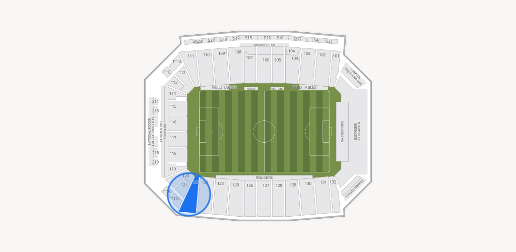 Toyota Stadium Seating Chart