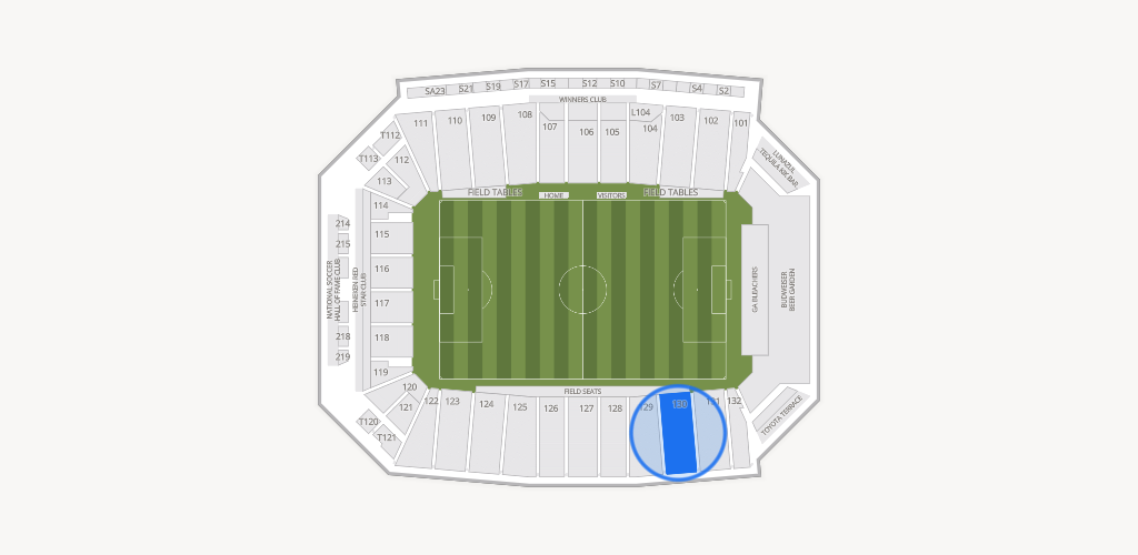 Toyota Stadium Seating Chart