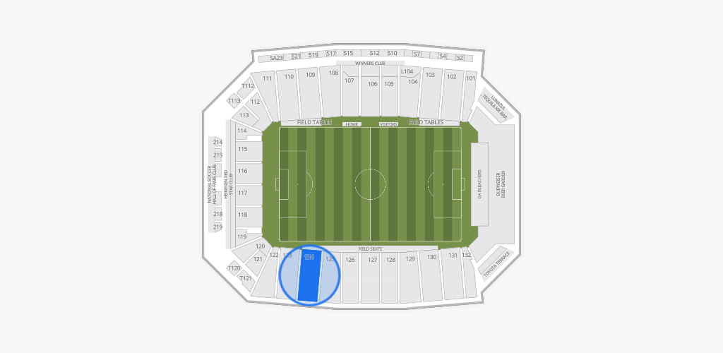 Toyota Stadium Seating Chart