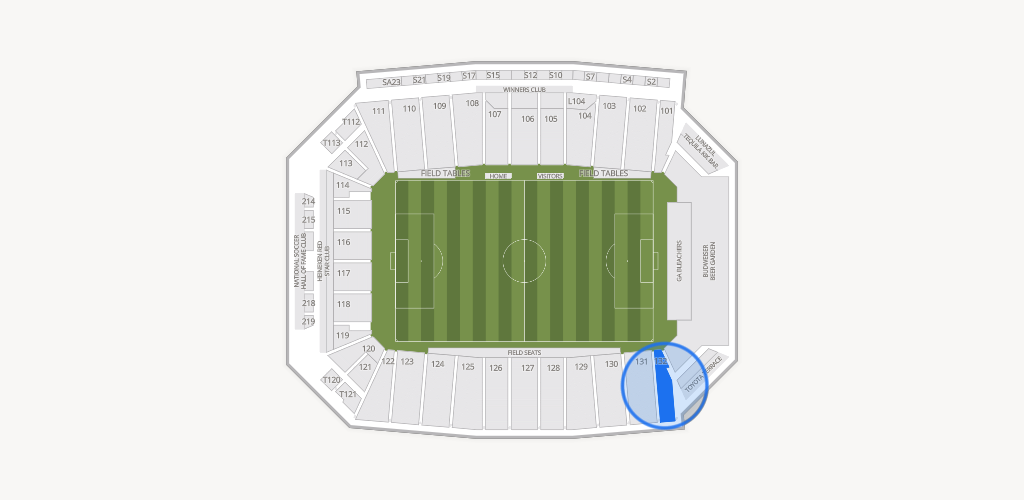 Toyota Stadium Seating Chart
