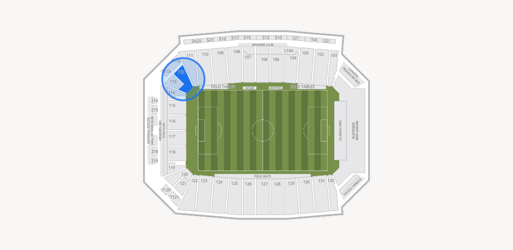 Toyota Stadium Seating Chart