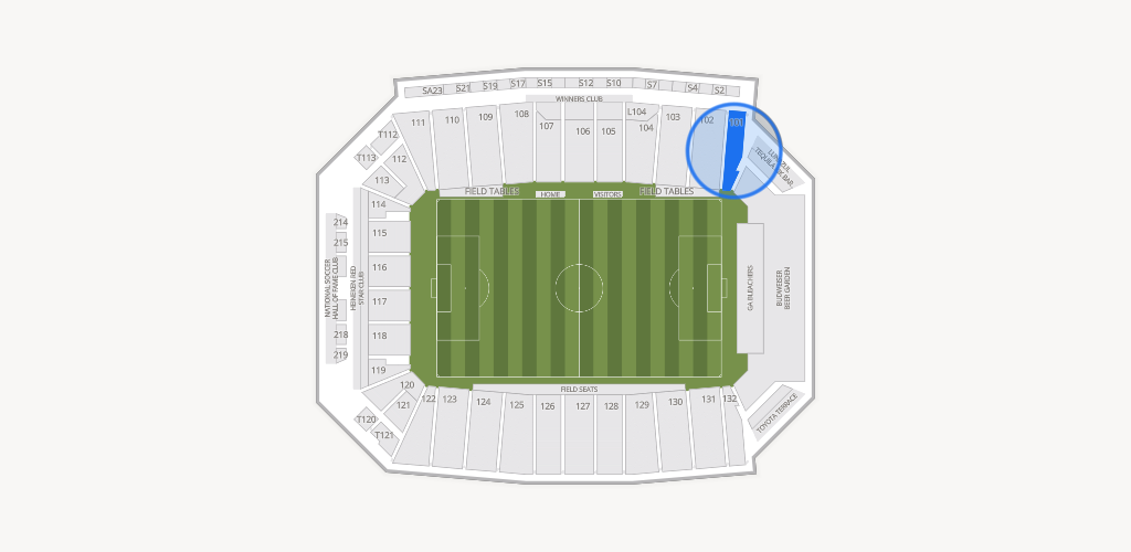Toyota Stadium Seating Chart