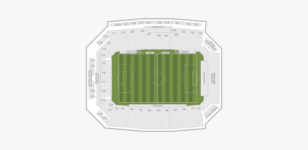 Toyota Stadium Seating Chart