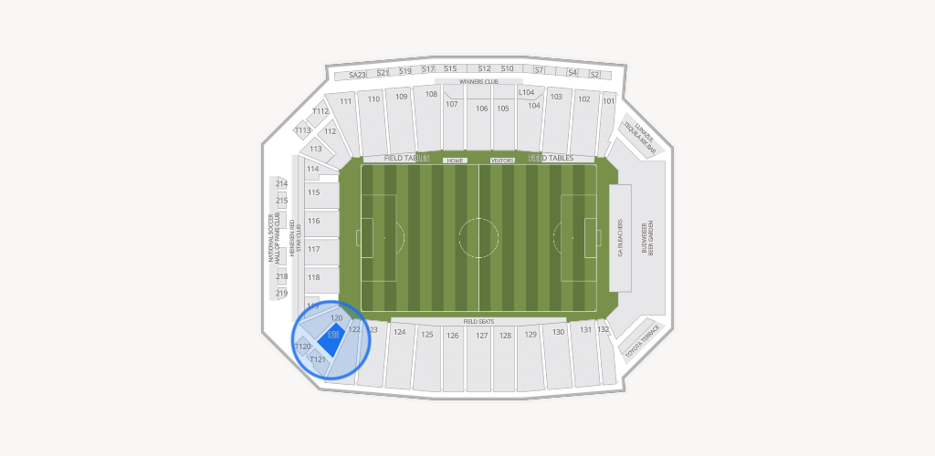 Toyota Stadium Seating Chart