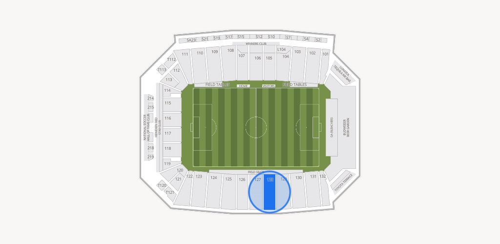 Toyota Stadium Seating Chart