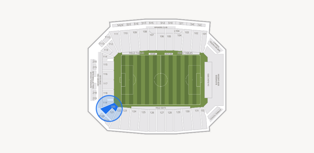 Toyota Stadium Seating Chart