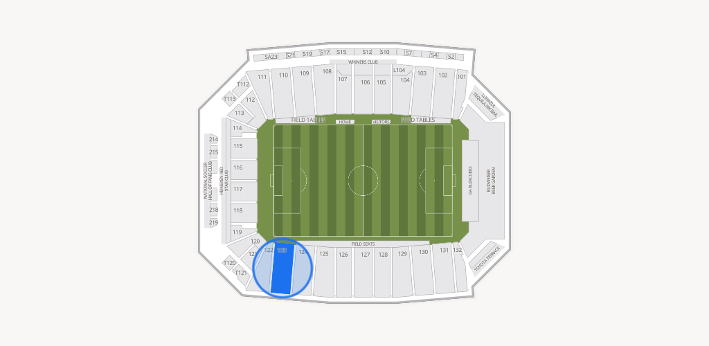 Toyota Stadium Seating Chart