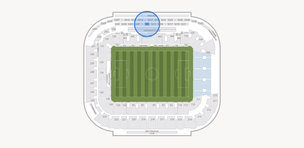 TQL Stadium Seating Chart