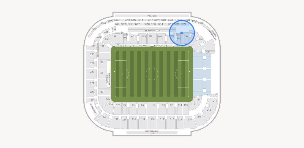 TQL Stadium Seating Chart