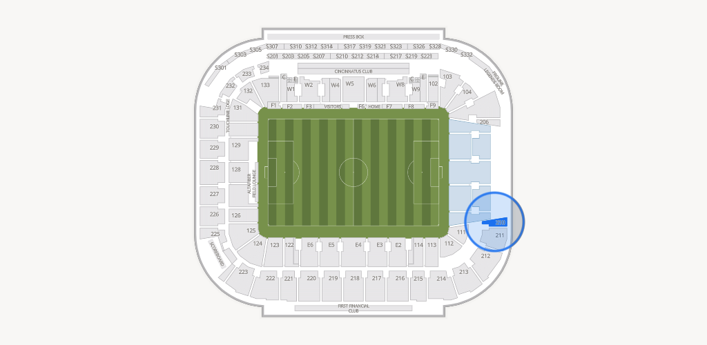 TQL Stadium Seating Chart