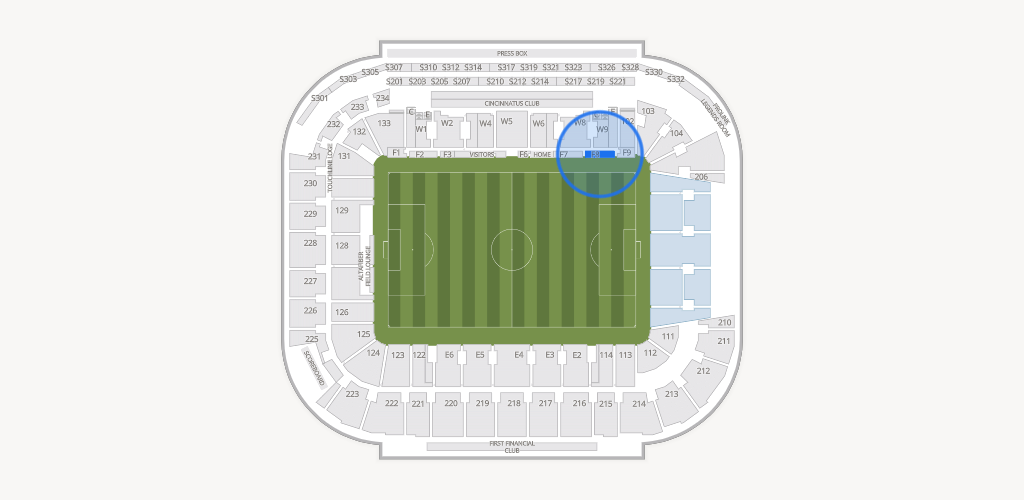 TQL Stadium Seating Chart