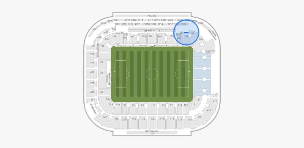 TQL Stadium Seating Chart